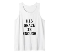 Su Gracia es Suficiente. fe Cristiana, Cita. Camiseta sin Mangas