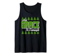 Su Gracia Es Suficiente Mensaje De Fe Navideño Camiseta sin Mangas