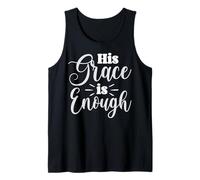 Su Gracia es Suficiente Mensaje Inspirador Camiseta sin Mangas