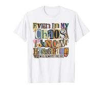 Su Gracia Siempre me encontrará fe Cristiana Camiseta