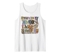 Su Gracia Siempre me encontrará fe Cristiana Camiseta sin Mangas