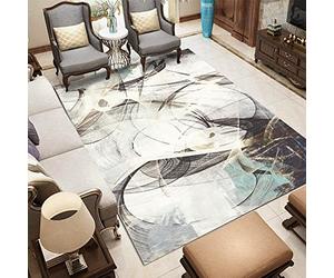 Su-K437 - Alfombra de poliéster supersuave de 110 x 140 cm, decoración ideal para jugar con coches para el dormitorio o sala de juegos, SU-K437