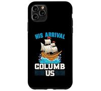 Su llegada Columb Us Columbus Day Cristóbal Colón Carcasa para iPhone 11 Pro Max