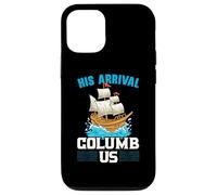 Su llegada Columb Us Columbus Day Cristóbal Colón Carcasa para iPhone 12/12 Pro