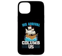 Su llegada Columb Us Columbus Day Cristóbal Colón Carcasa para iPhone 15 Plus