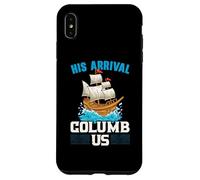 Su llegada Columb Us Columbus Day Cristóbal Colón Carcasa para iPhone XS Max