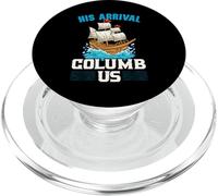 Su llegada Columb Us Columbus Day Cristóbal Colón PopSockets PopGrip para MagSafe