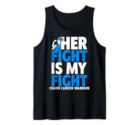 Su Lucha es mi Conciencia contra el cáncer de Colon Camiseta sin Mangas