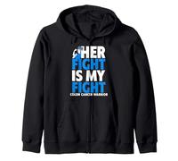 Su Lucha es mi Conciencia contra el cáncer de Colon Sudadera con Capucha