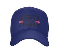 Su Lucha Es Mi Lucha Apoyo para La Concientización sobre El Cáncer De Mama Gorra De Visera Casuales Gorra Deportiva Portátil Running Gorros para Cumpleaños Hombre Deportes