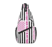 Su Lucha Es Mi Lucha Bandera Estadounidense Hombre Mujer Bolso Bandolera Multiusos Bolso Cruzado Pequeño Bolsos De Hombro Para Acampar Viaje Trabajo Senderismo