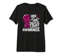 Su Lucha es mi Lucha Boxeo de concienciación sobre el mieloma múltiple Camiseta Premium
