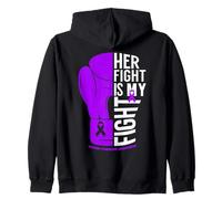 Su Lucha es mi Lucha Conciencia del síndrome de Aicardi Sudadera con Capucha