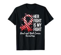 Su Lucha es mi Lucha Concientización sobre el cáncer de Cabeza y Cuello Camiseta