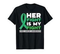 Su Lucha es mi Lucha contra el cáncer de hígado Escuadrón de Apoyo a la Concientización Camiseta
