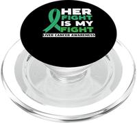 Su Lucha es mi Lucha contra el cáncer de hígado Escuadrón de Apoyo a la Concientización PopSockets PopGrip para MagSafe