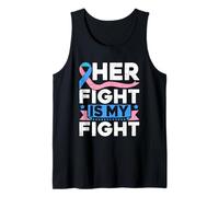 Su lucha es mi lucha contra el cáncer de mama Camiseta sin Mangas
