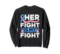 Su lucha es mi lucha contra el cáncer de mama Sudadera