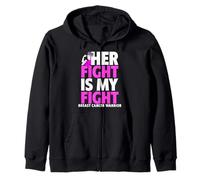 Su Lucha es mi Lucha contra el cáncer de Mama Sudadera con Capucha