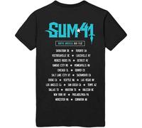SU:M37 Sum 41 Blue Demon Hombre Camiseta Negro M, 100% algodón, Regular