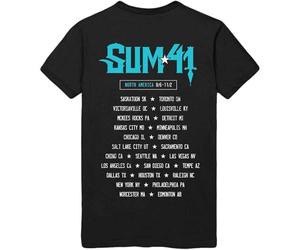 SU:M37 Sum 41 Blue Demon Hombre Camiseta Negro M, 100% algodón, Regular