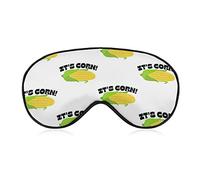 Su maíz Tiene el jugo Máscaras para dormir Cubierta de ojos Blackout con correa elástica ajustable Venda nocturna para mujeres Hombres Yoga Siesta de viaje