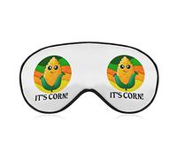 Su maíz Tiene el jugo Máscaras para dormir Cubierta de ojos Blackout con correa elástica ajustable Venda nocturna para mujeres Hombres Yoga Siesta de viaje