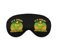 Su maíz Tiene el jugo Máscaras para dormir Cubierta de ojos Blackout con correa elástica ajustable Venda nocturna para mujeres Hombres Yoga Siesta de viaje