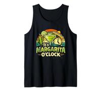 Su Margarita O'Clock Retro Margarita Bebiendo Dicho Camiseta sin Mangas