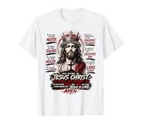 Su Nombre es Jesucristo - Rey de Reyes Diseño de Fe Camiseta