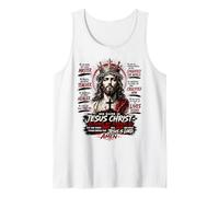 Su Nombre es Jesucristo - Rey de Reyes Diseño de Fe Camiseta sin Mangas
