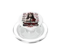 Su Nombre es Jesucristo - Rey de Reyes Diseño de Fe PopSockets PopGrip para MagSafe
