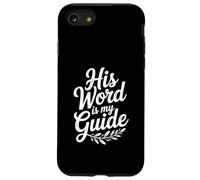 Su Palabra es Mi Guía Inspiradora Fe Cristiana Carcasa para iPhone SE (2020) / 7/8