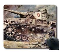 Su propio tapete personalizado, base militar de goma Panzer IV alfombrillas de ratón