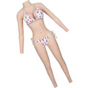 SUAFAXNG Silicone Bodysuit Fake Vaginal Whole Body Silicone Body Suit C-G Cup Fake Breast for Crossdressers Transgender Men