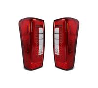 SUAGFW Luces traseras Para Isuzu para D-Max para DMax Pickup 2012-2019 luces traseras LED de freno señal giro inverso conducción trasera Con luz matrícula(Red Lens)