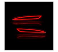 SUAGFW Luces traseras Para Mazda CX5 CX-5 2022 2023 LED reflector de parachoques trasero luces freno para automóvil advertencia dinámica 12V lámparas señal giro Con luz matrícula(Red B)