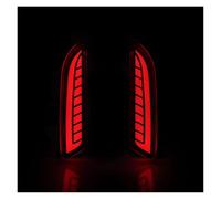 SUAGFW Luces traseras Para Toyota Para Corolla Cross LED Reflector parachoques trasero luz coche Strop freno advertencia arranque dinámico lámpara señal giro Con luz matrícula(Smoked,Pattern A)