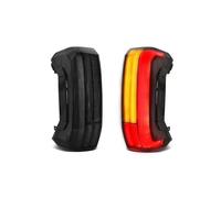 SUAGFW Luces traseras Para Toyota para Tundra 2022 2023 Conjunto de luces traseras LED Luz freno trasero Lámpara señal giro dinámica marcha atrás 12V Con luz matrícula(Smoke)