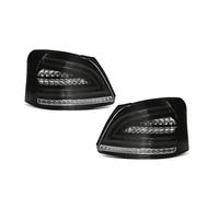 SUAGFW Luces traseras Para Toyota para Vios 2008-2013 lámparas traseras freno luz de señal giro inverso accesorios coche 12V par luces Con luz matrícula(Smoked)