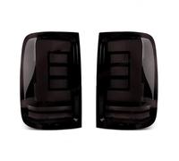 SUAGFW Luces traseras Para VW para Amarok V6 2008-2022 LED luz de señal giro trasera parada freno estacionamiento lámparas conducción marcha atrás 12V luces traseras Con luz matrícula(Smoke)