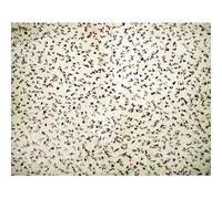 SUALSA Alfombra Donia Diseño Moderno Motivo Liso (133_x_190_cm, Marfil)
