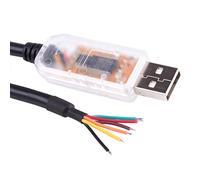 Cable convertidor UART serie de nivel USB a RS485 FT232RL Chipset de 6 vías, cable pelado USB-RS485-WE-1800-BT