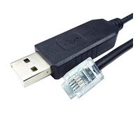 Suamdoen Cable de control USB a RJ11 RJ12 para Celestron Nexstar eq6 PC Link to Hand Controller RS232 Serial Converter Cable