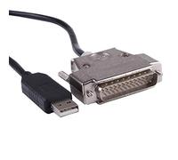 Suamdoen Convertidor serie USB a DB25 macho Apdater módem nulo cable de impresora crossover FT231XS Driver Programación para impresora Epson TM-T88V