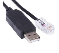 Suamdoen SRNE ML2430 Cable cargador solar MPPT controlador de cargador solar USB RS232 Serial 6P6C convertidor adaptador cable 6 pies con chipset FTDI compatible con Win