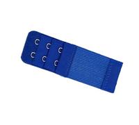 Suammiitstrieadea Extensión de correa de sostén extensores hebilla 2 ganchos accesorios multicolor banda alargada reemplazo 3 filas ropa interior blanco, azul real, as description