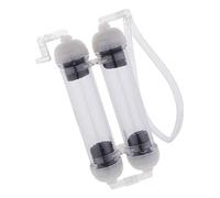 Suammiitstrieadea Filtro externo transparente para botella de agua para pecera, 2 botellas de filtro