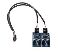 Suammiitstrieadea placa base USB 9 pines divisor principal 1 a 4 cable de extensión multiplicador de puertos