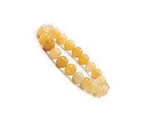 Suammiitstrieadea Pulsera de cuentas de piedra natural, estilo chino, unisex, hecha a mano, elástica, decorativa, regalo de cumpleaños, 8 mm, 8mm, Plástico, como se muestra en la